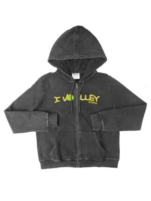 CROPPED WOMENS  ZIP UP HOODIE