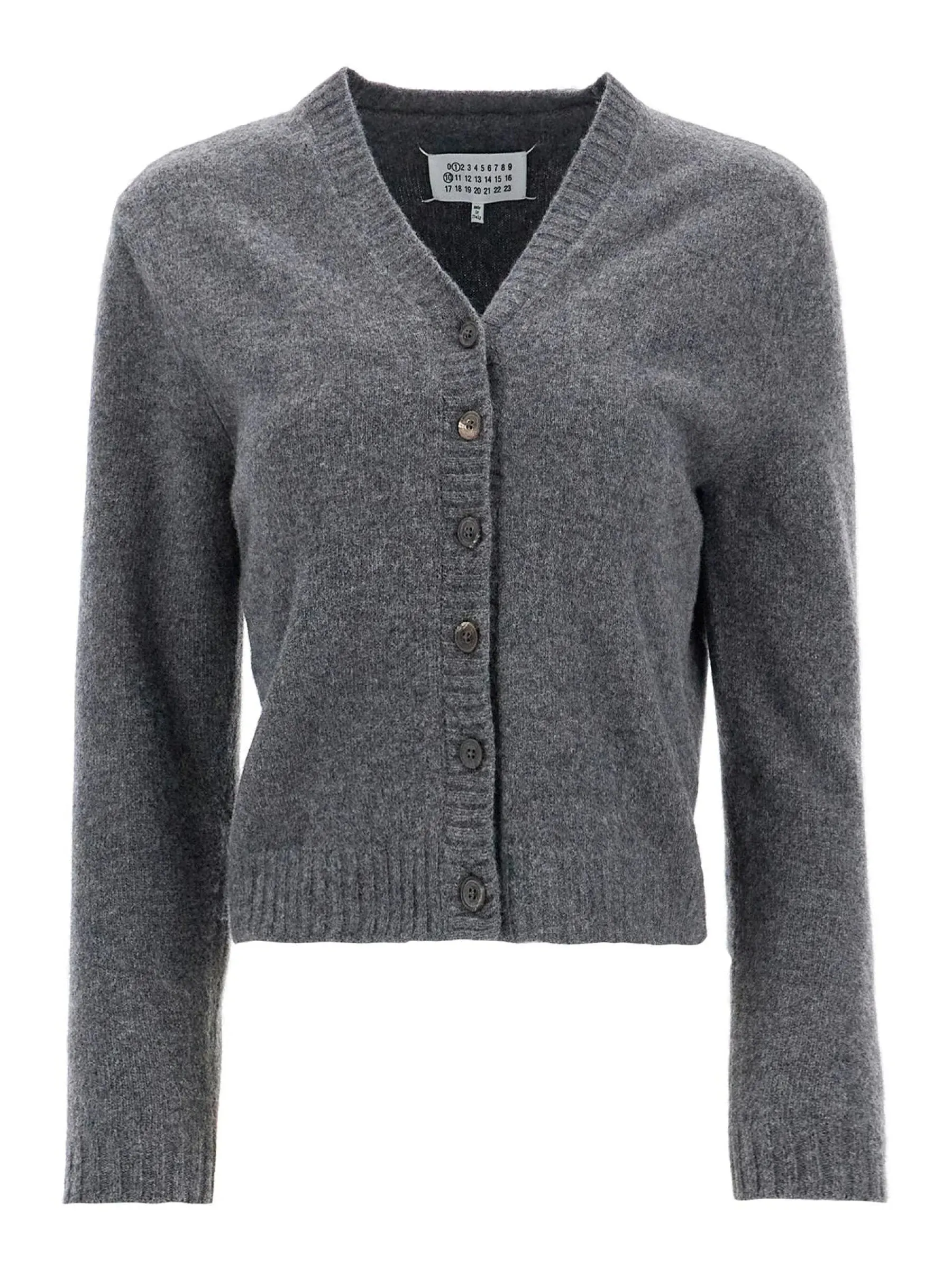 Cropped Wool Cardigan