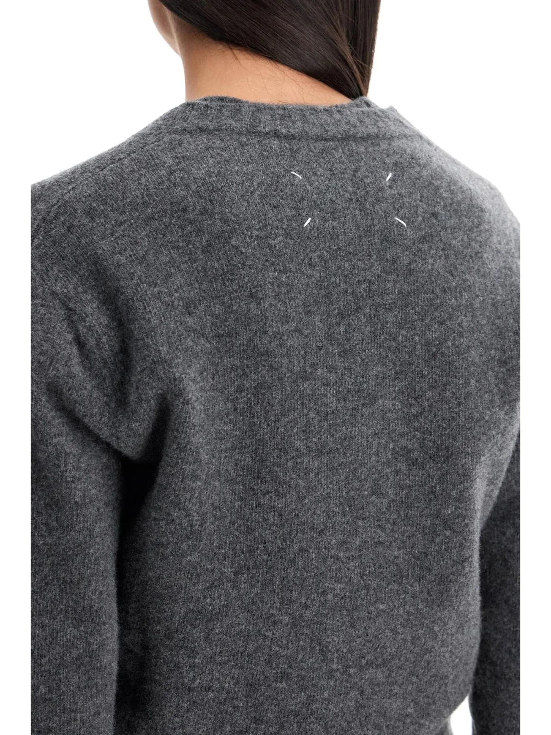 Cropped Wool Cardigan
