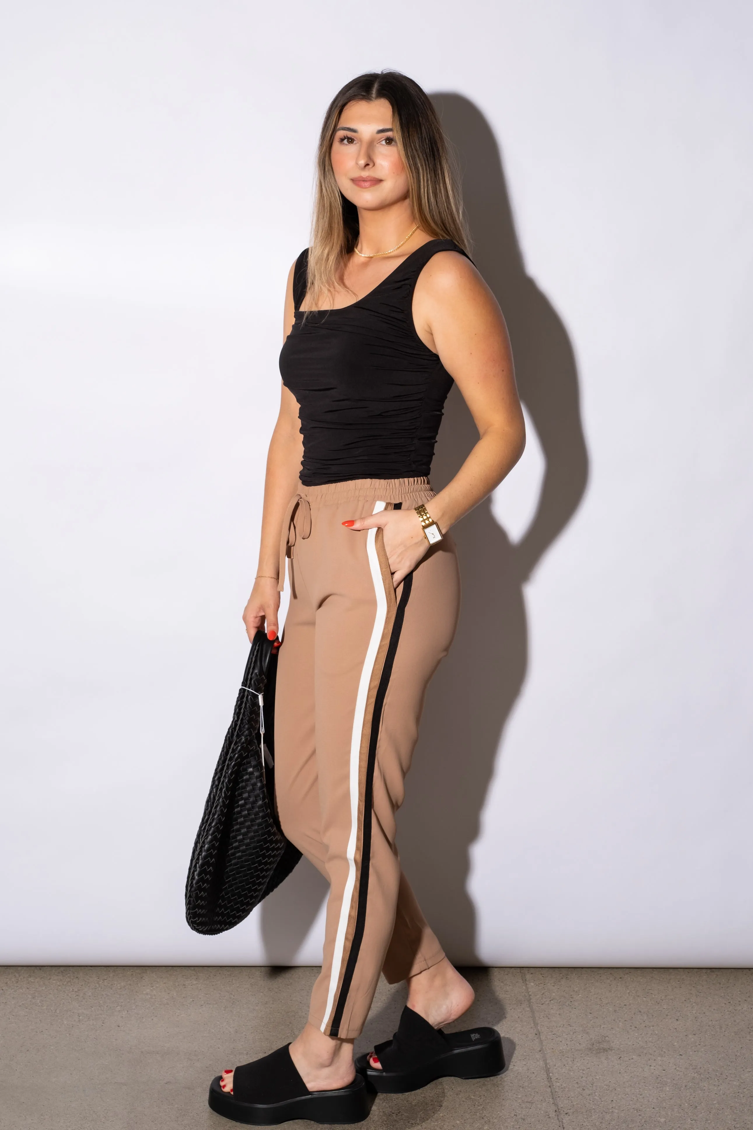 Davina Striped Joggers