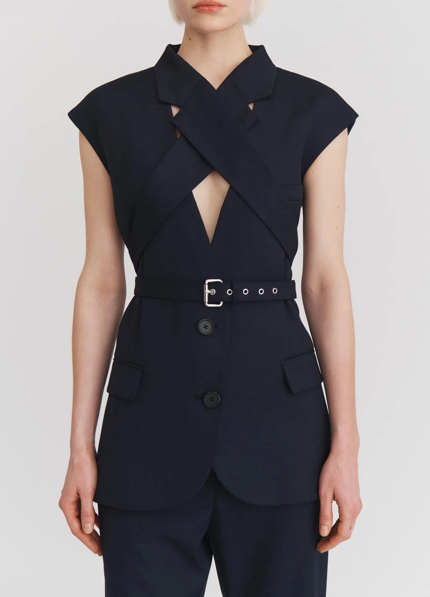 Deconstructed Tuxedo Trousers