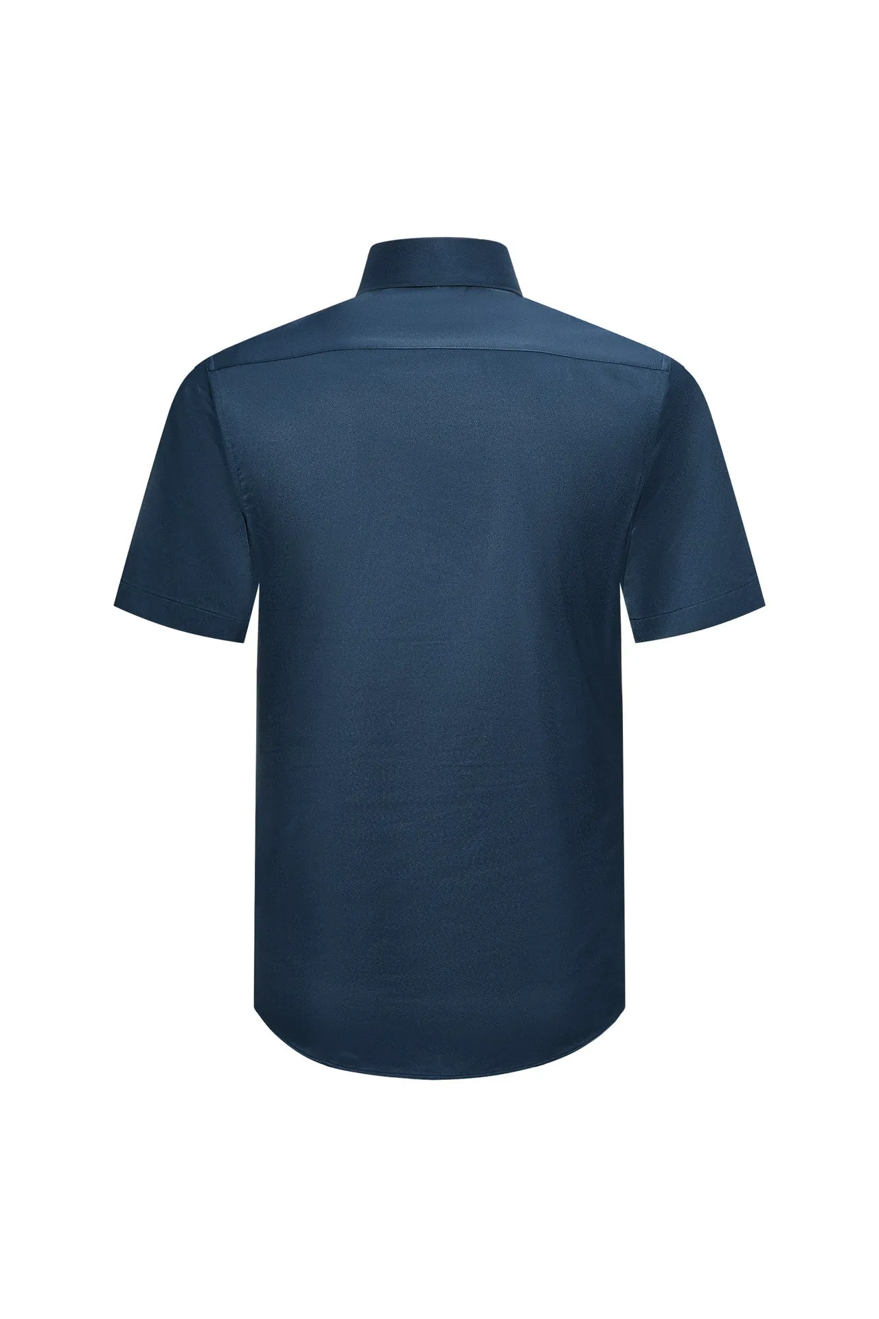 Dry Wicking & Stretch Poplin Shirt in Smart Fit Short Sleeve with Chest Pocket