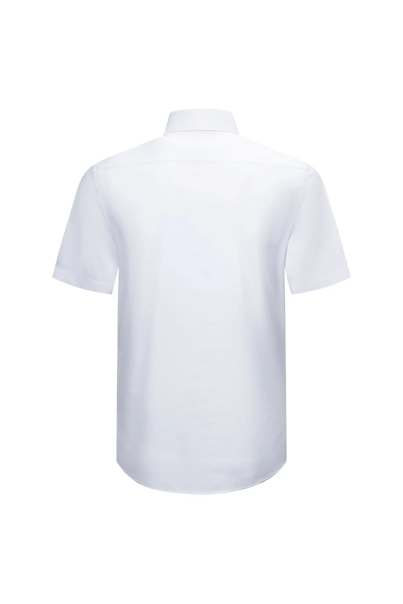 Dry Wicking & Stretch Poplin Shirt in Smart Fit Short Sleeve with Chest Pocket