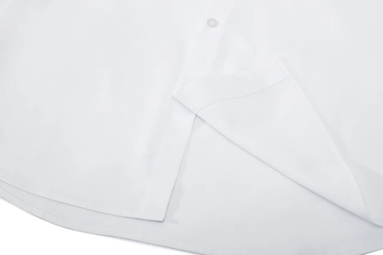 Dry Wicking & Stretch Poplin Shirt in Smart Fit Short Sleeve with Chest Pocket