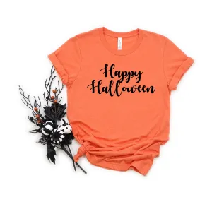 Happy Halloween Adult T Shirt - Halloween - Office - School - Funny T Shirt