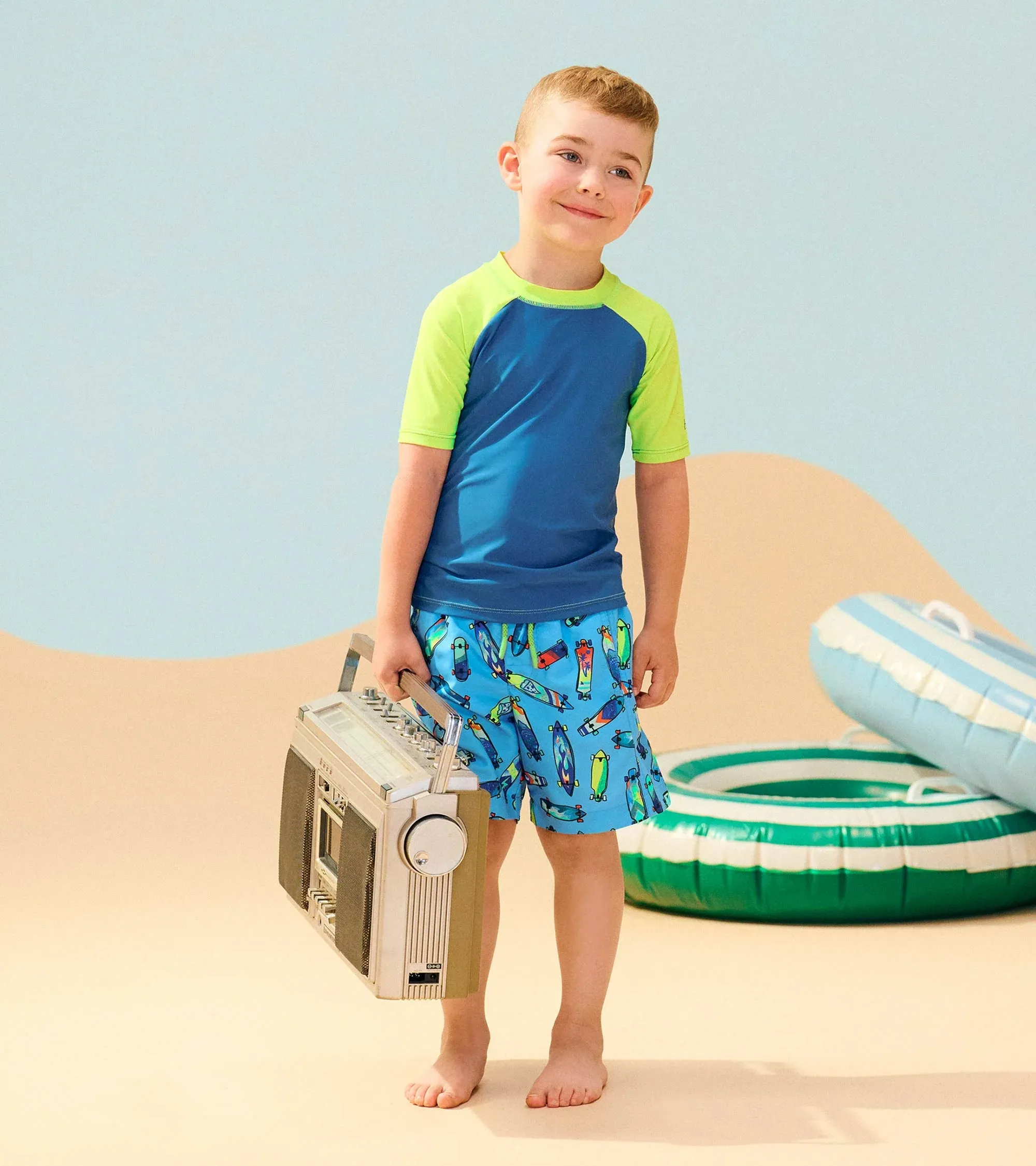 Hatley Long Board Swim Trunks S25lbk809