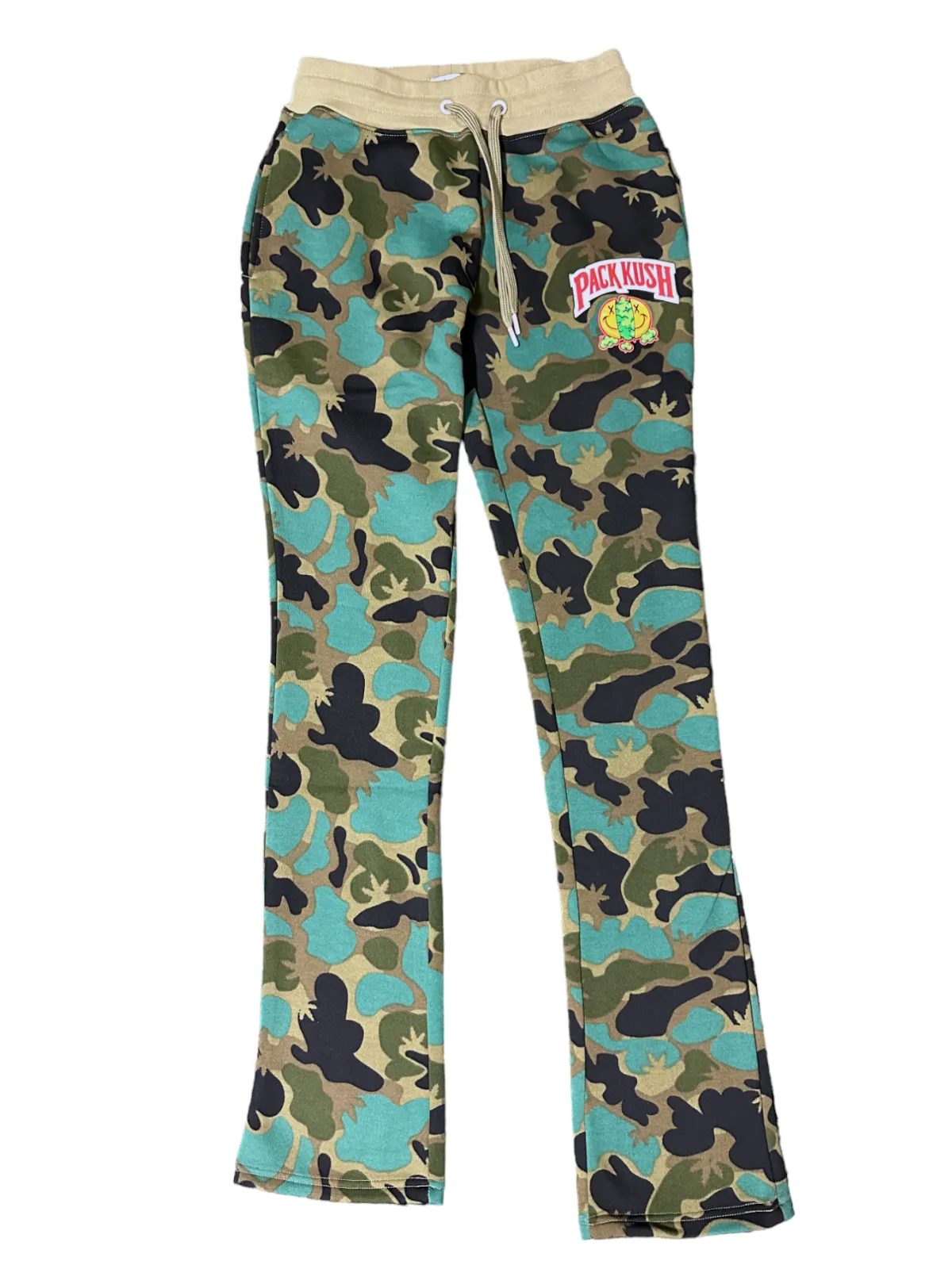 Highly Undrtd Sweatpants - Stacked PackKush Jogger - Green Camo - UF3202