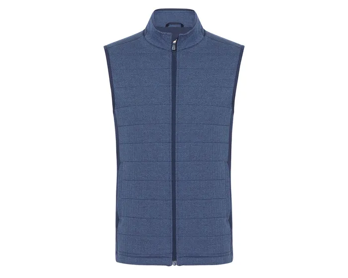 Holderness & Bourne The Perry Vest - Navy Herringbone