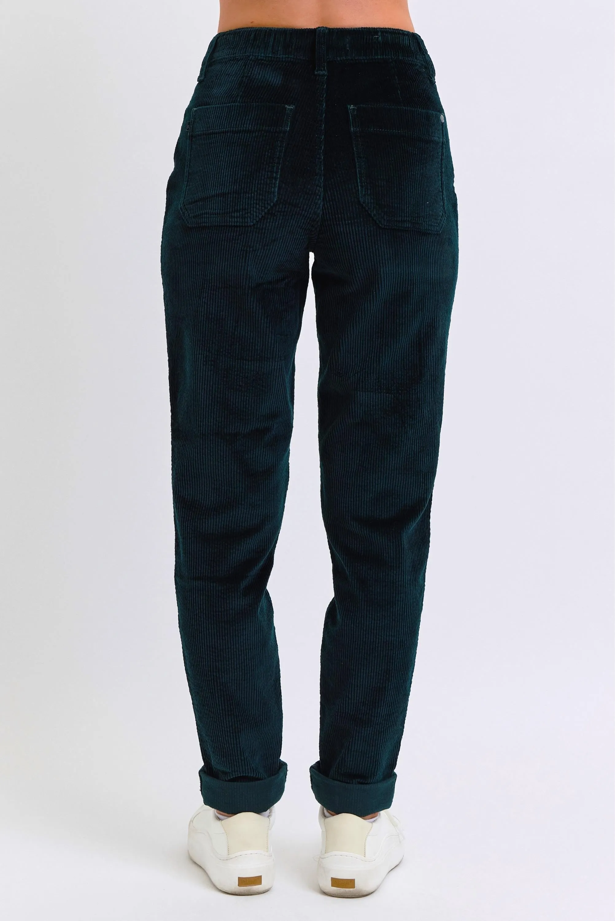 HW Corduroy Cuffed Jogger Green JB99