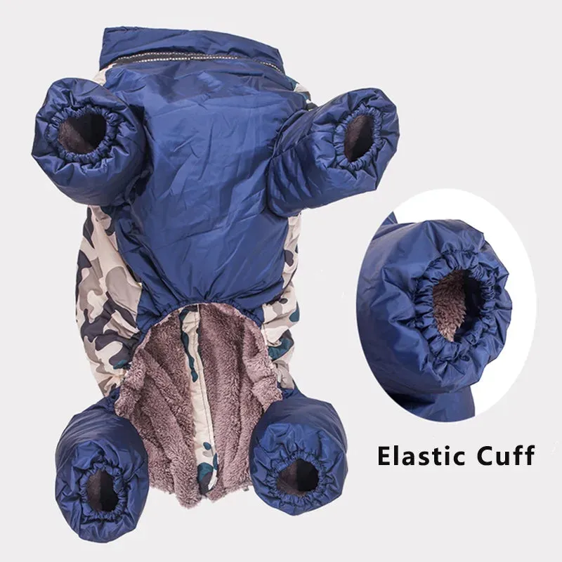 HydroTherm™ Winter Dog Jacket - Waterproof Jumpsuit for Medium & Large Dogs