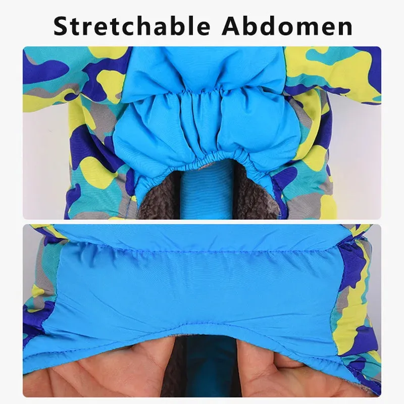 HydroTherm™ Winter Dog Jacket - Waterproof Jumpsuit for Medium & Large Dogs