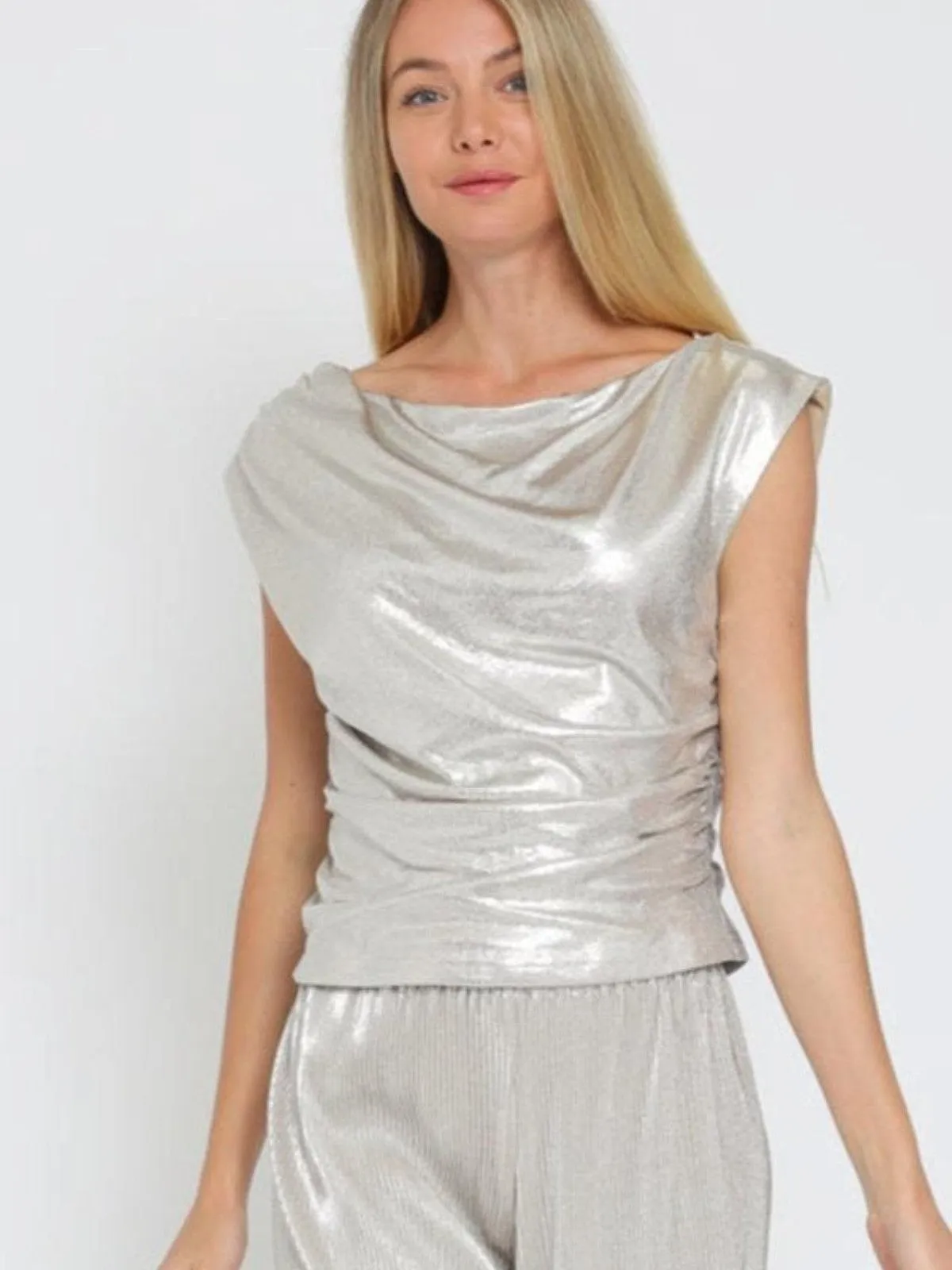 Jazzy Cowl Neck Top