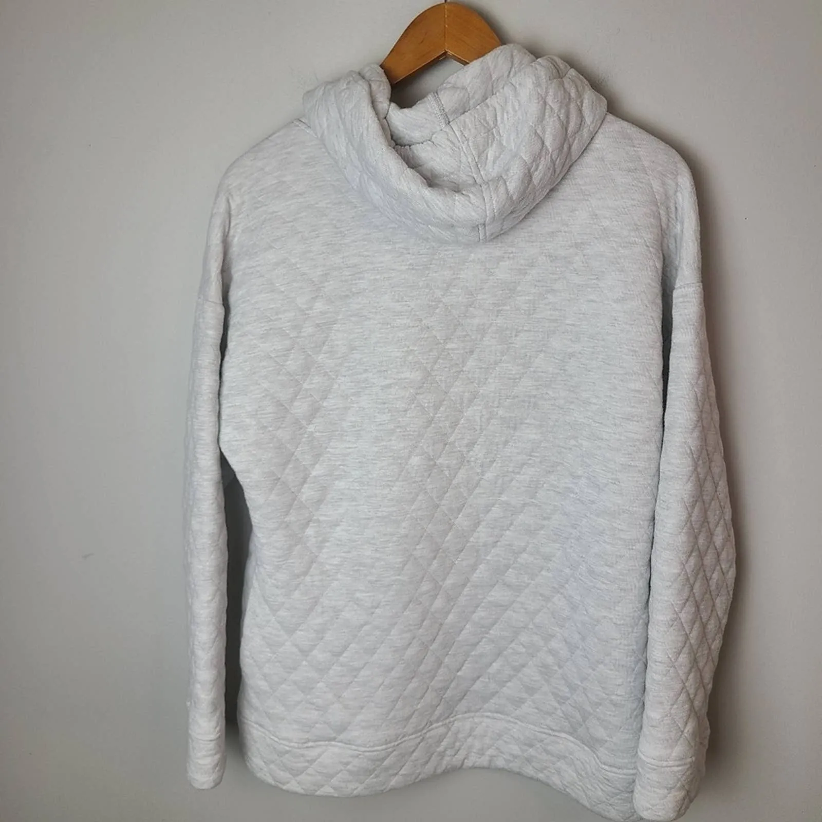 Jones New York Quilted Hooded Sweatshirt