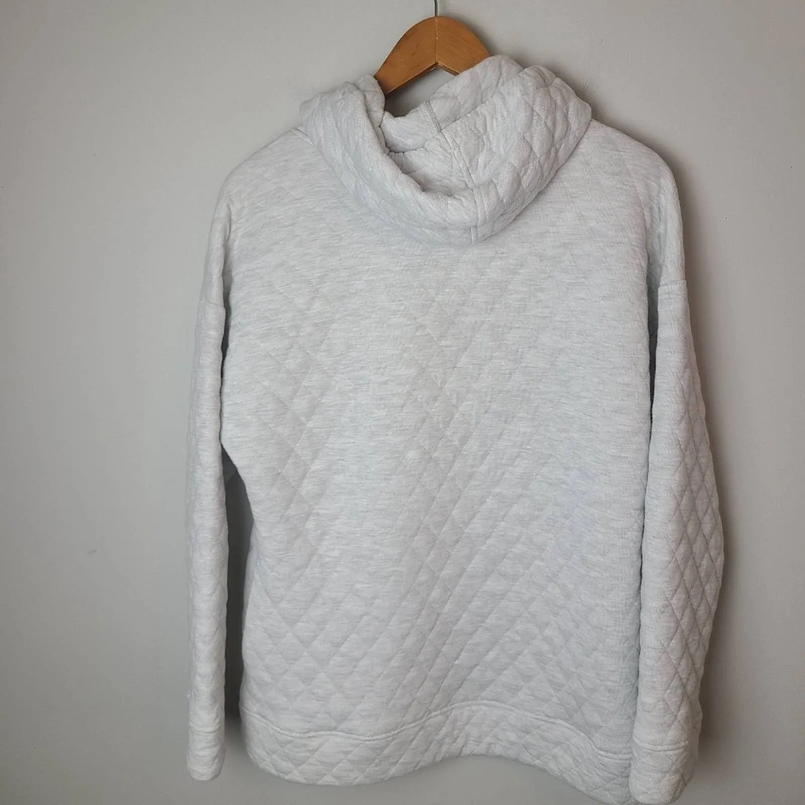Jones New York Quilted Hooded Sweatshirt