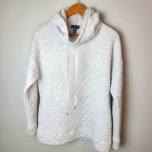 Jones New York Quilted Hooded Sweatshirt