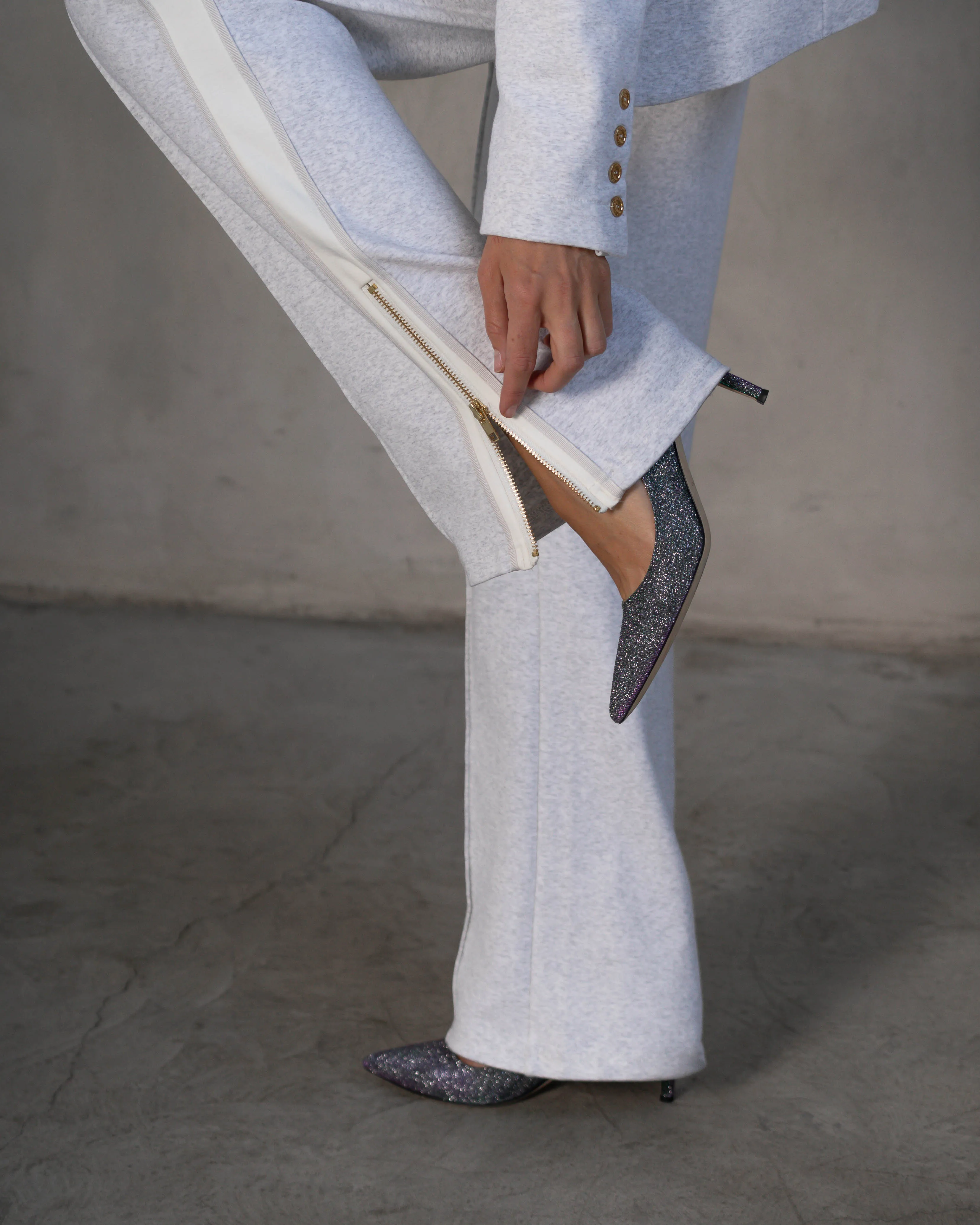 Jordan Interlock Pants Ice Grey
