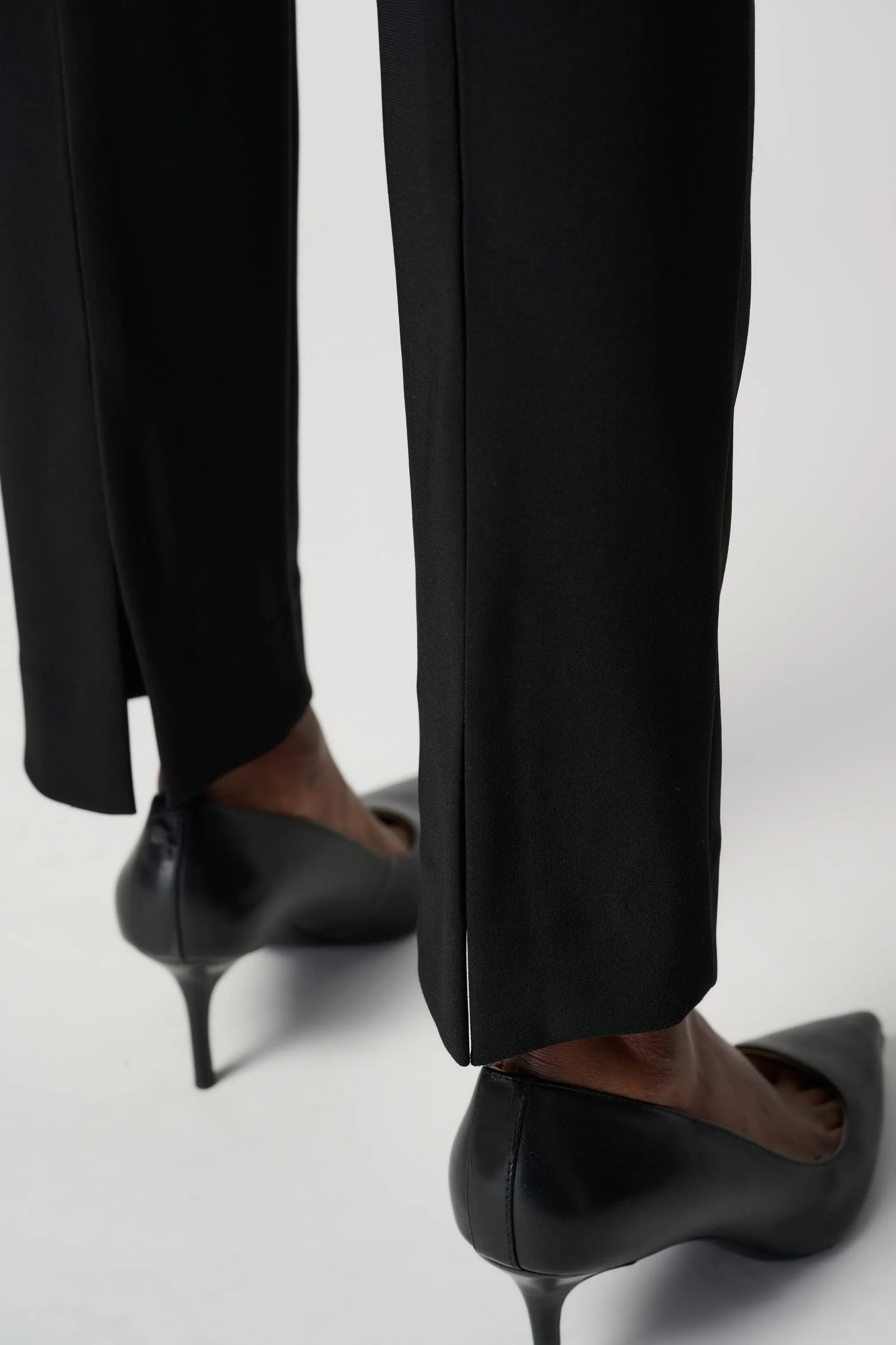 Joseph Ribkoff Black Straight Leg Trousers