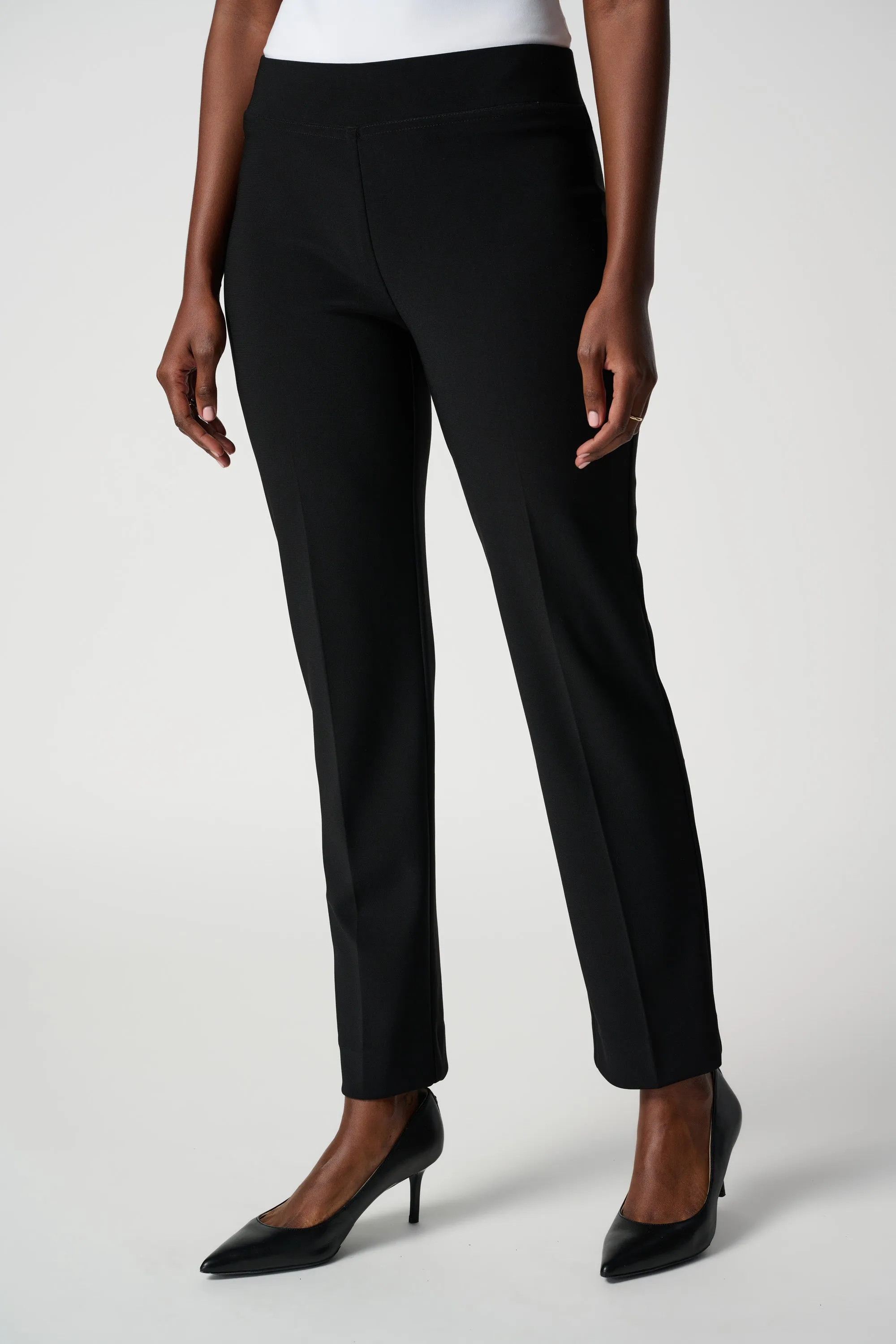 Joseph Ribkoff Black Straight Leg Trousers
