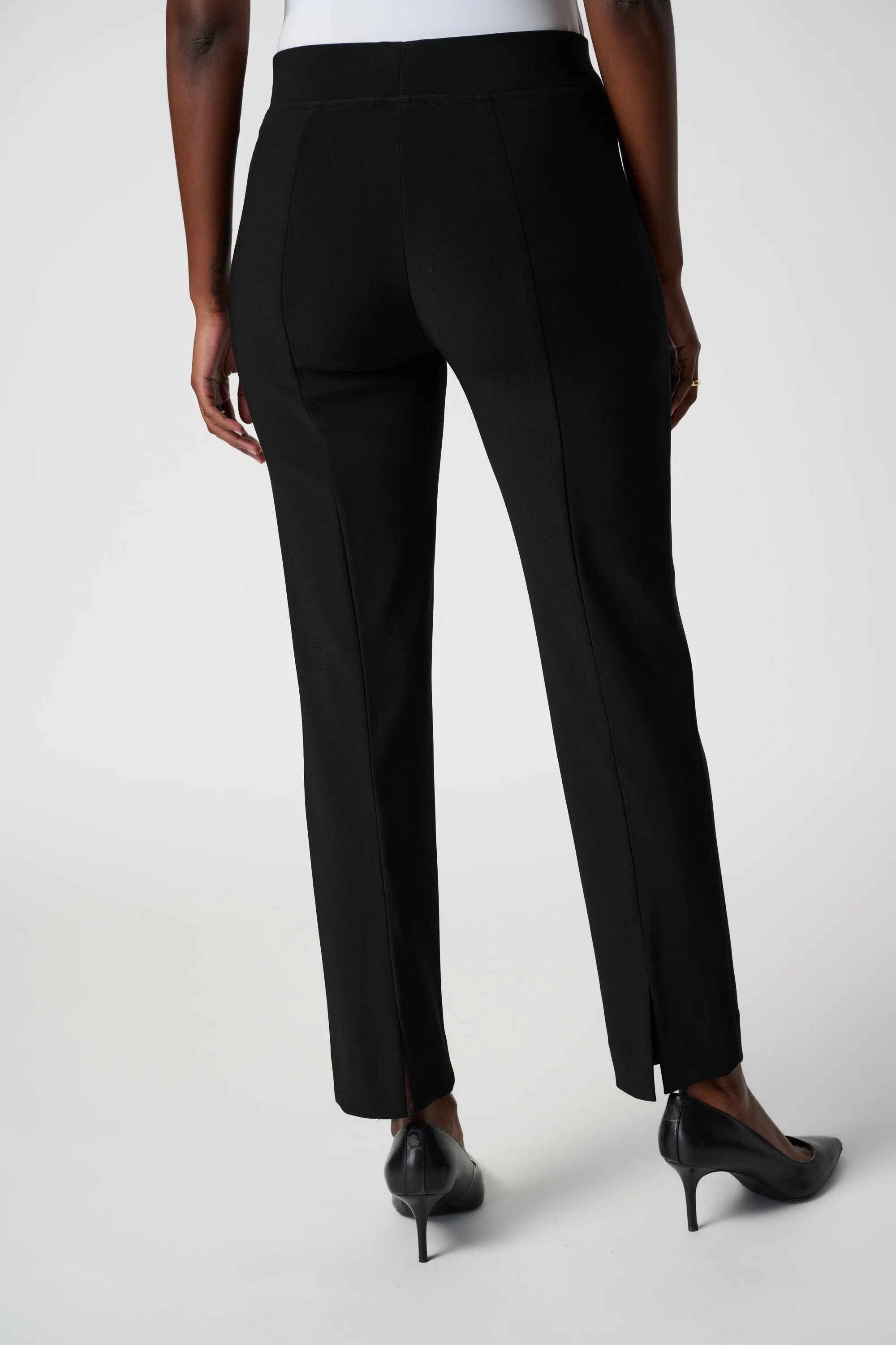 Joseph Ribkoff Black Straight Leg Trousers