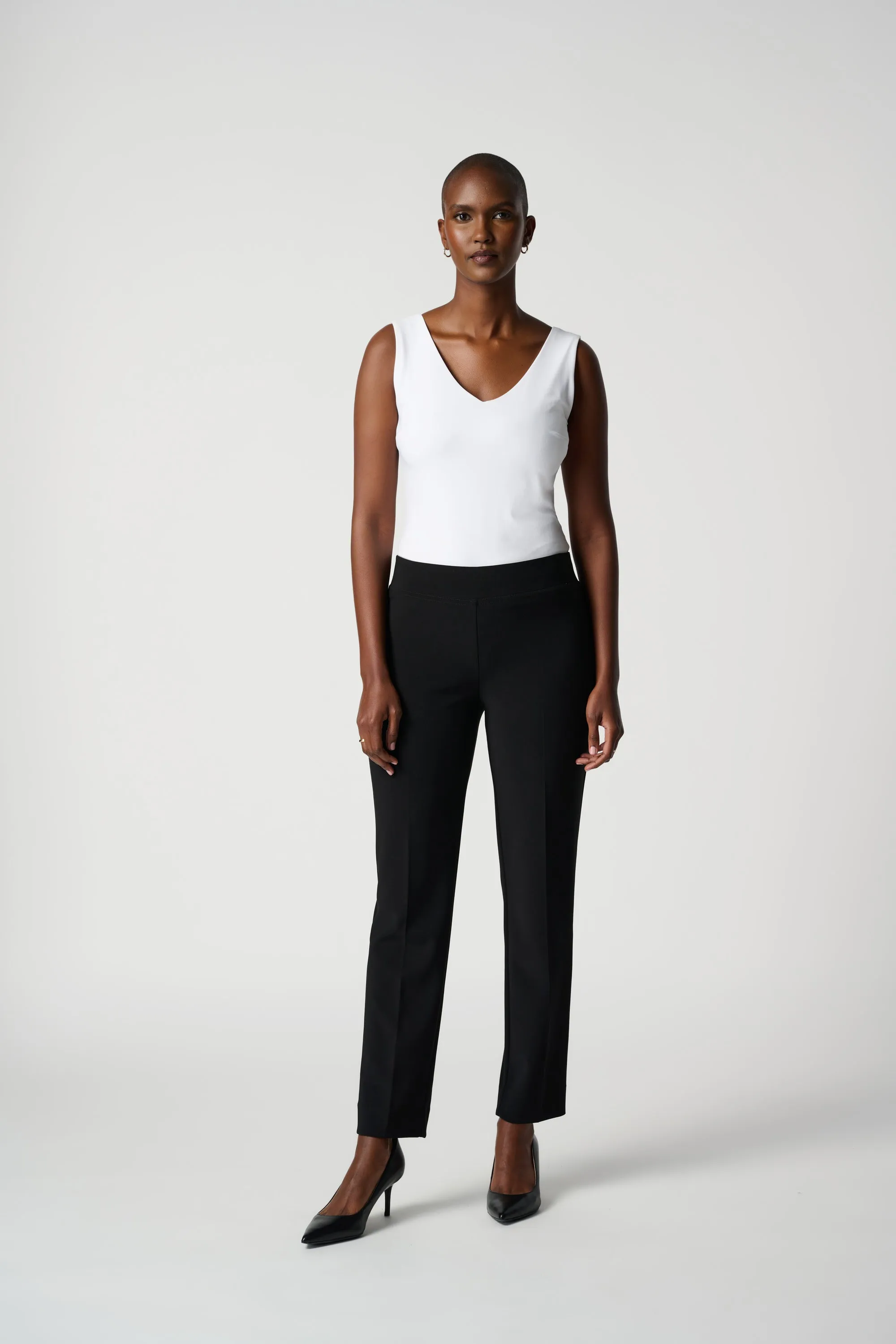 Joseph Ribkoff Black Straight Leg Trousers