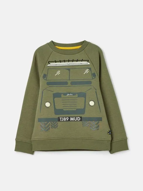 Joules Connor Artwork Crew Neck Sweatshirt