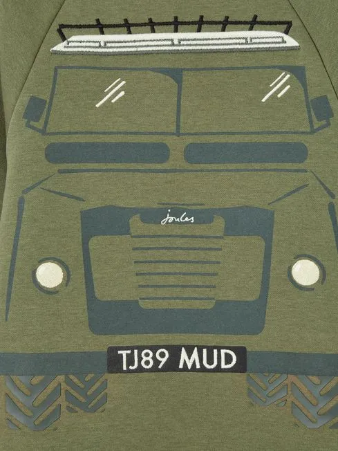 Joules Connor Artwork Crew Neck Sweatshirt