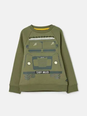 Joules Connor Artwork Crew Neck Sweatshirt