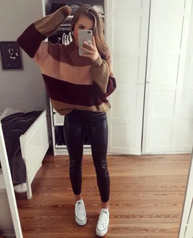 KEISHA striped sweater