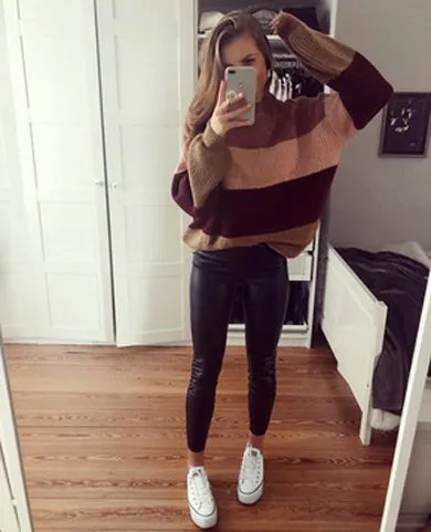 KEISHA striped sweater