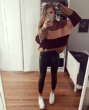 KEISHA striped sweater