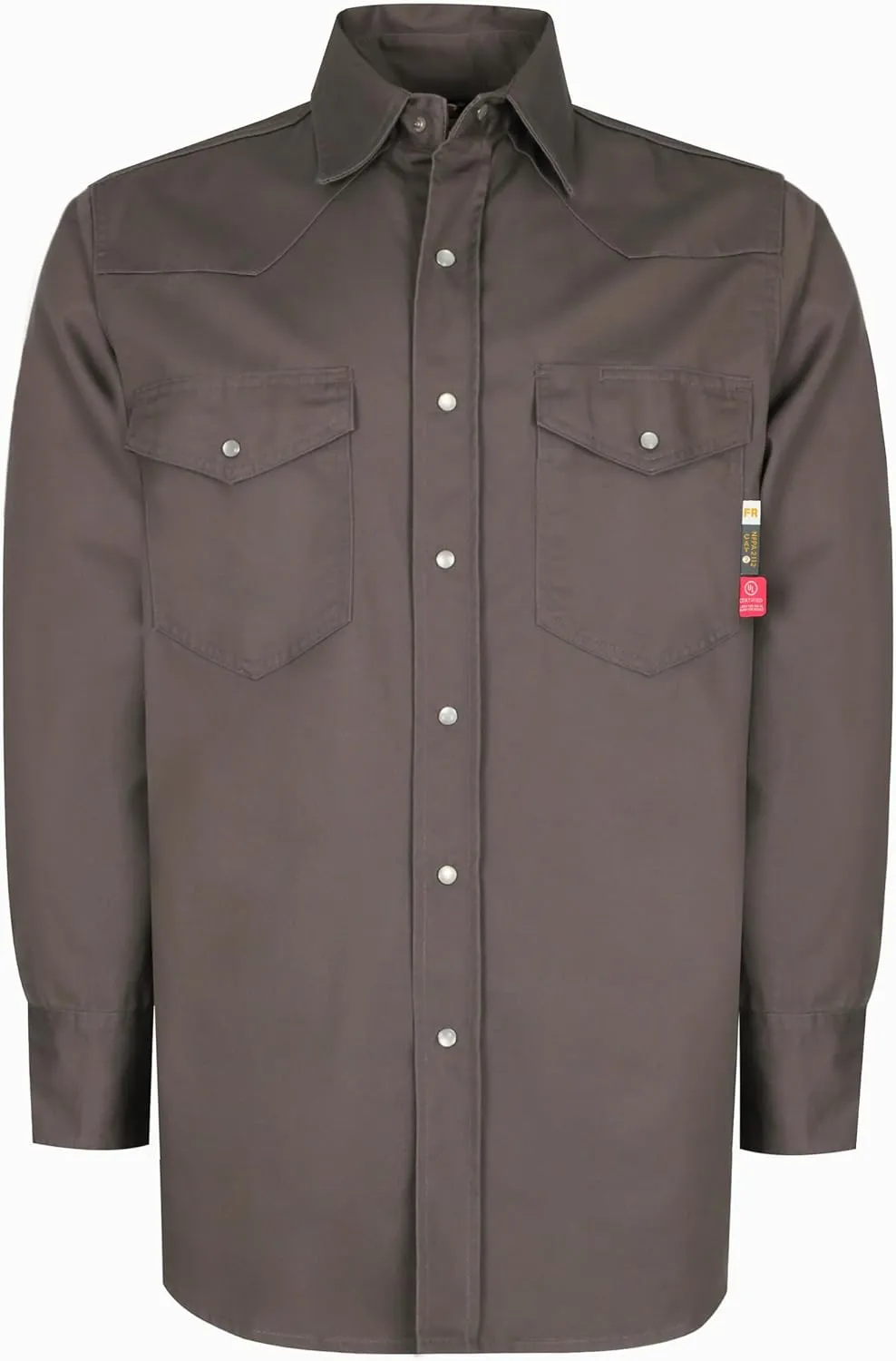 KONRECO FR Shirts for Men Button Down Flame Resistant HRC2 Men's Welding Shirts