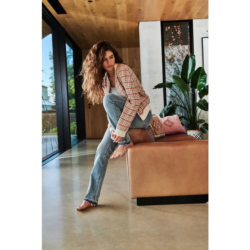 Lottie Bomber | Ivory Pink