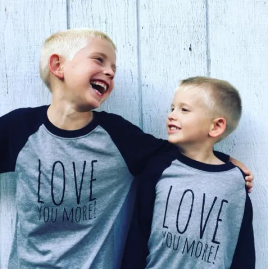 Love You More Shirts, Youth Raglan Shirts