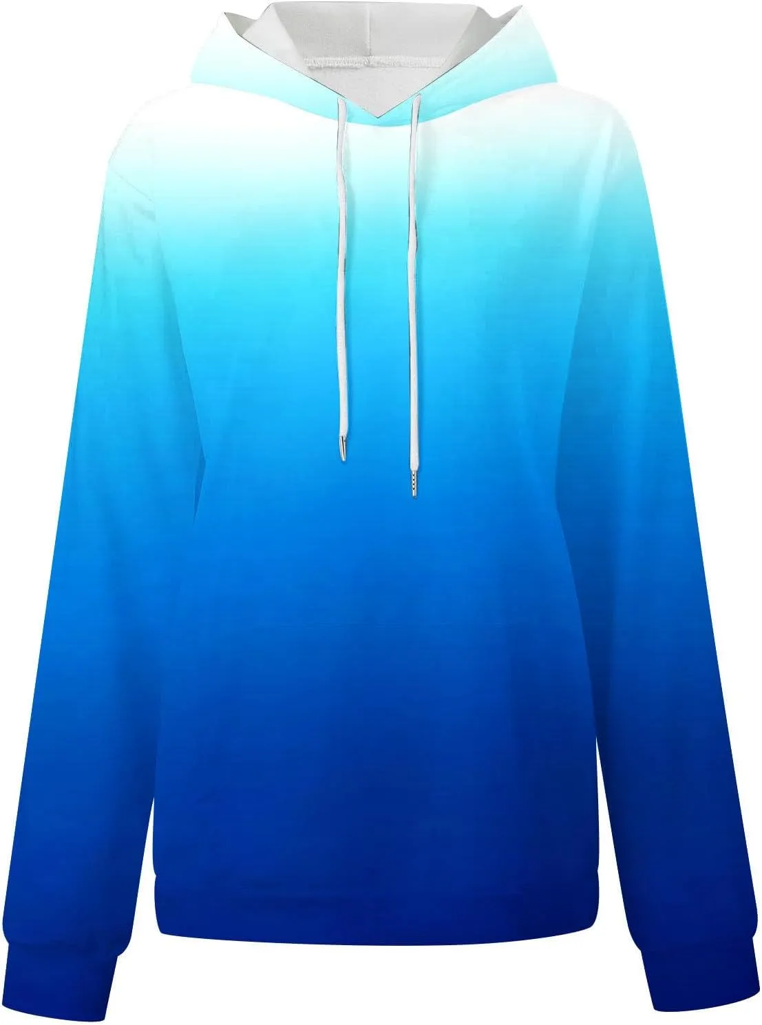 LRMQS Womens Fall Fashion 2024 Trendy Oversized Hoodie Sweatshirts Gradient Color Casual Drawstring Hoodies Pullover Clothes