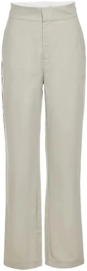 Mandonce Women's Sweatpants Cotton Relaxed Straight-Fit Casual Trousers Fashion High Waist Flap Work Pant