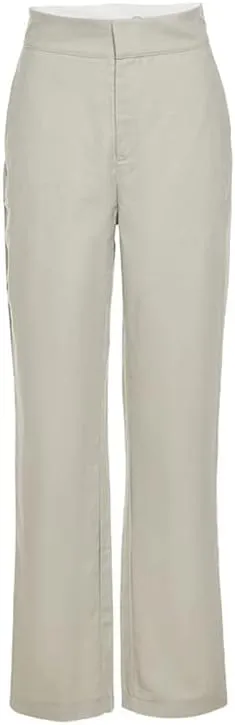 Mandonce Women's Sweatpants Cotton Relaxed Straight-Fit Casual Trousers Fashion High Waist Flap Work Pant