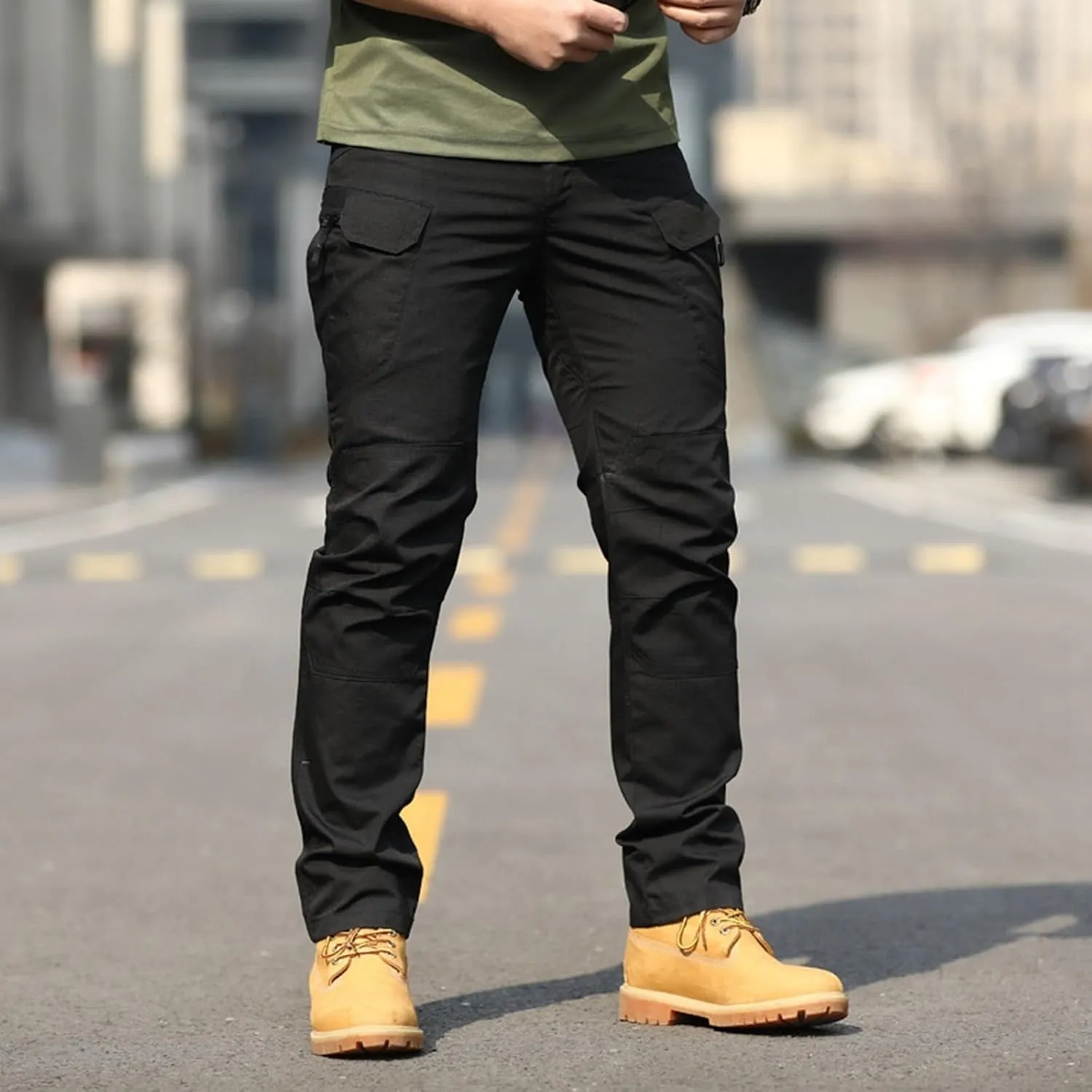 Mens Cargo Pants Relaxed Fit Casual Comfortable Lightweight Breathable Elastic Waist Workout Sweatpants Joggers