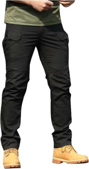 Mens Cargo Pants Relaxed Fit Casual Comfortable Lightweight Breathable Elastic Waist Workout Sweatpants Joggers