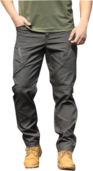 Mens Cargo Pants Relaxed Fit Casual Comfortable Lightweight Breathable Elastic Waist Workout Sweatpants Joggers