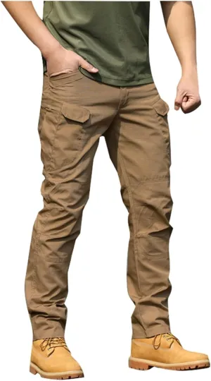 Mens Cargo Pants Relaxed Fit Casual Comfortable Lightweight Breathable Elastic Waist Workout Sweatpants Joggers