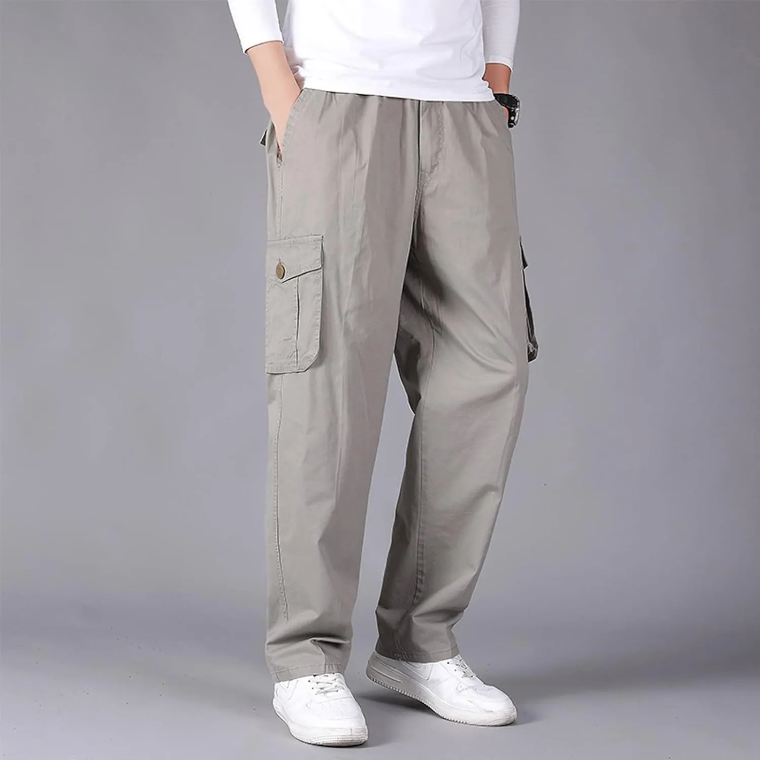 Mens Sweatpants with Pockets Big and Tall Workout Track Pants Comfortable Slim Fit Tapered Sweatpants Mens Cargo Pants