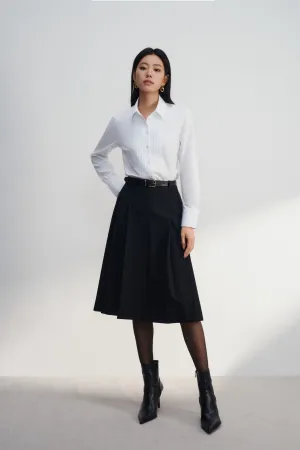 Modal Spandex Tuxedo Twill Shirt