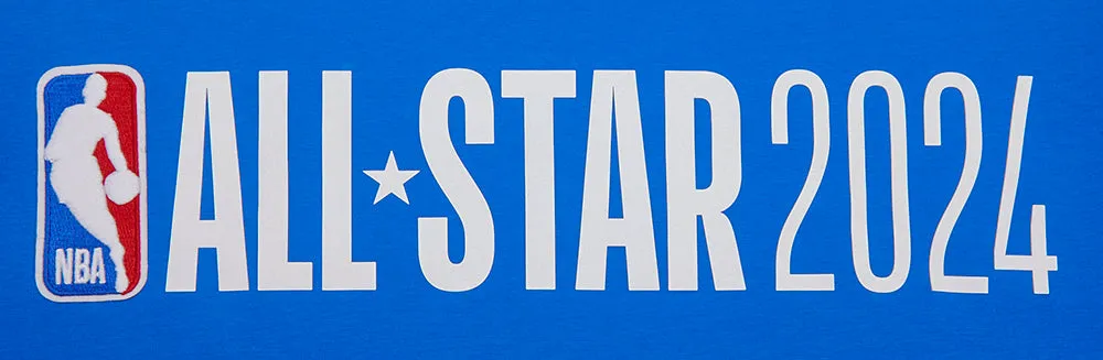NBA ALL STAR GAME 2024 MEN'S SINGLE JERSEY TEE (MIDNIGHT NAVY/ROYAL BLUE)