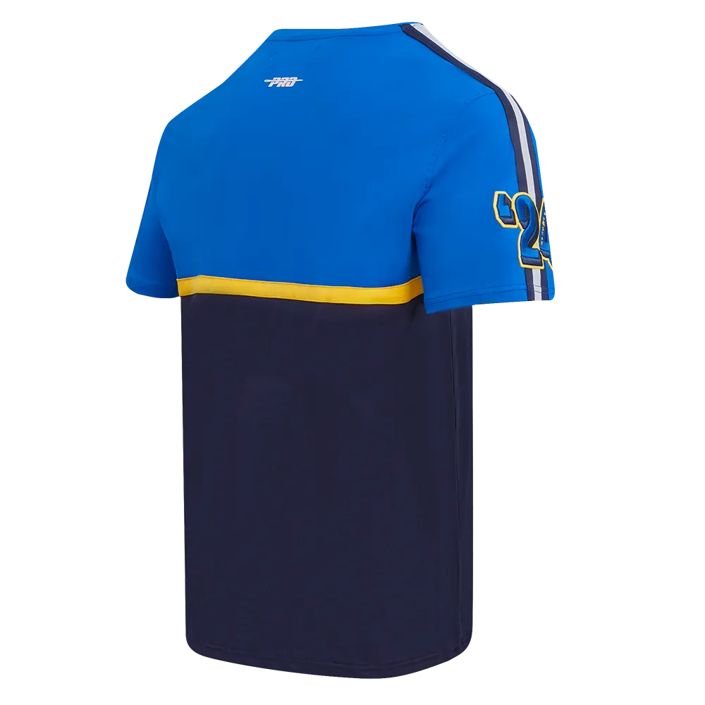 NBA ALL STAR GAME 2024 MEN'S SINGLE JERSEY TEE (MIDNIGHT NAVY/ROYAL BLUE)