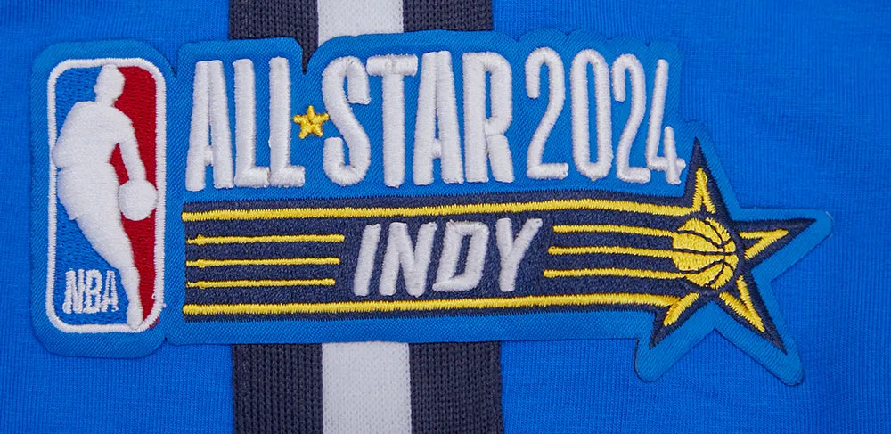 NBA ALL STAR GAME 2024 MEN'S SINGLE JERSEY TEE (MIDNIGHT NAVY/ROYAL BLUE)
