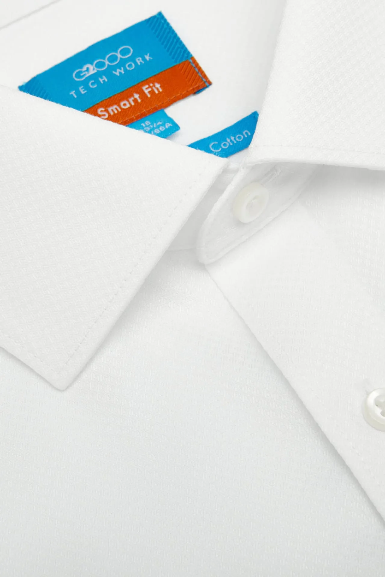 Non-Iron Cotton Stretch Smart Fit Textured Shirt
