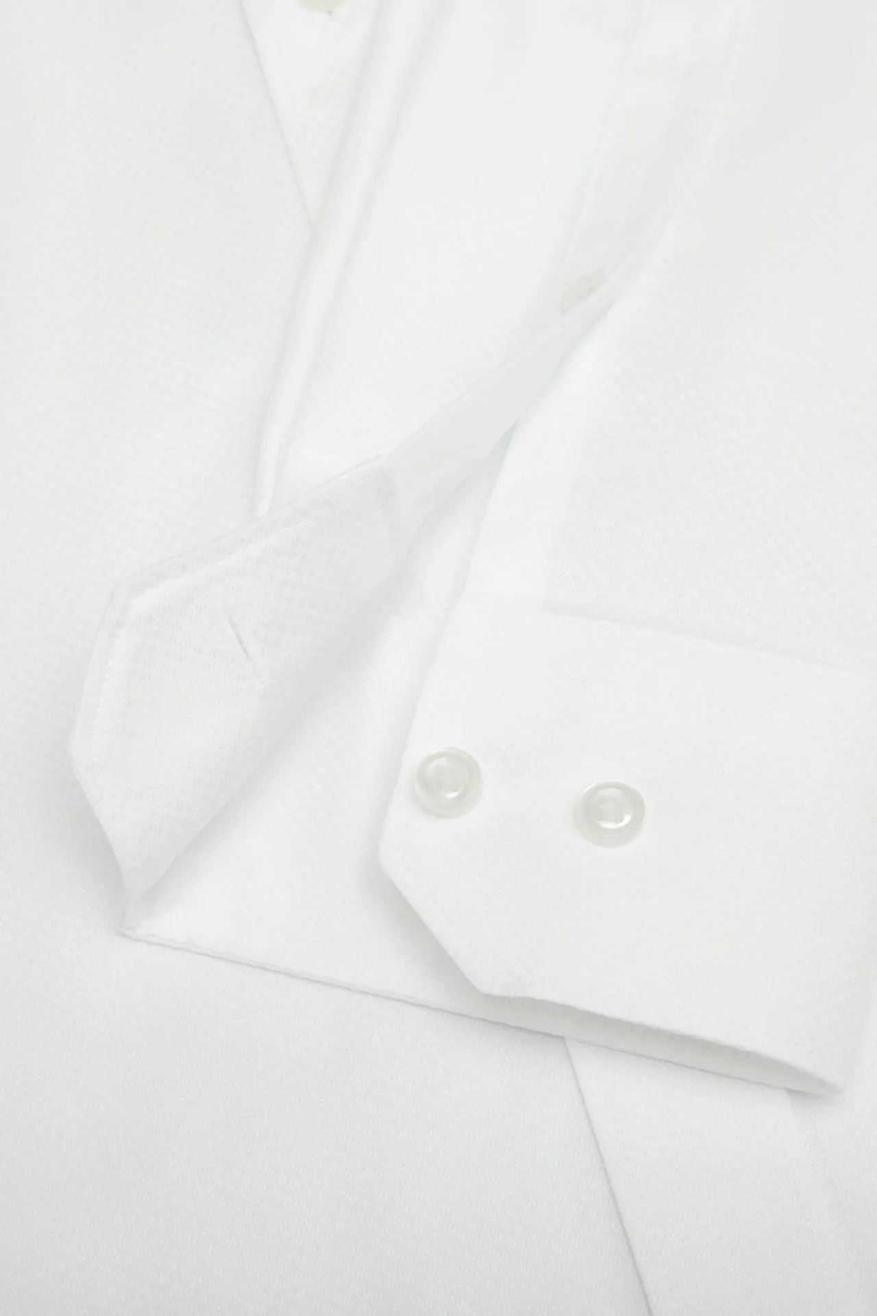 Non-Iron Cotton Stretch Smart Fit Textured Shirt