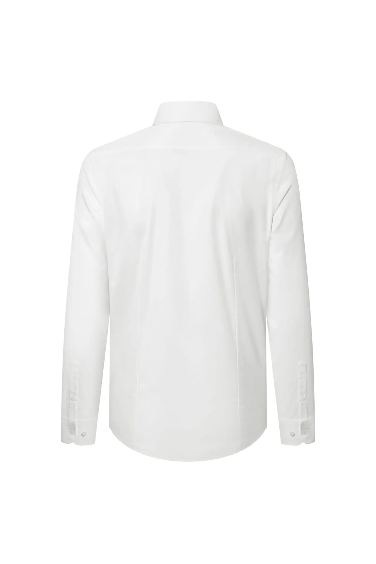 Non-Iron Cotton Stretch Smart Fit Textured Shirt