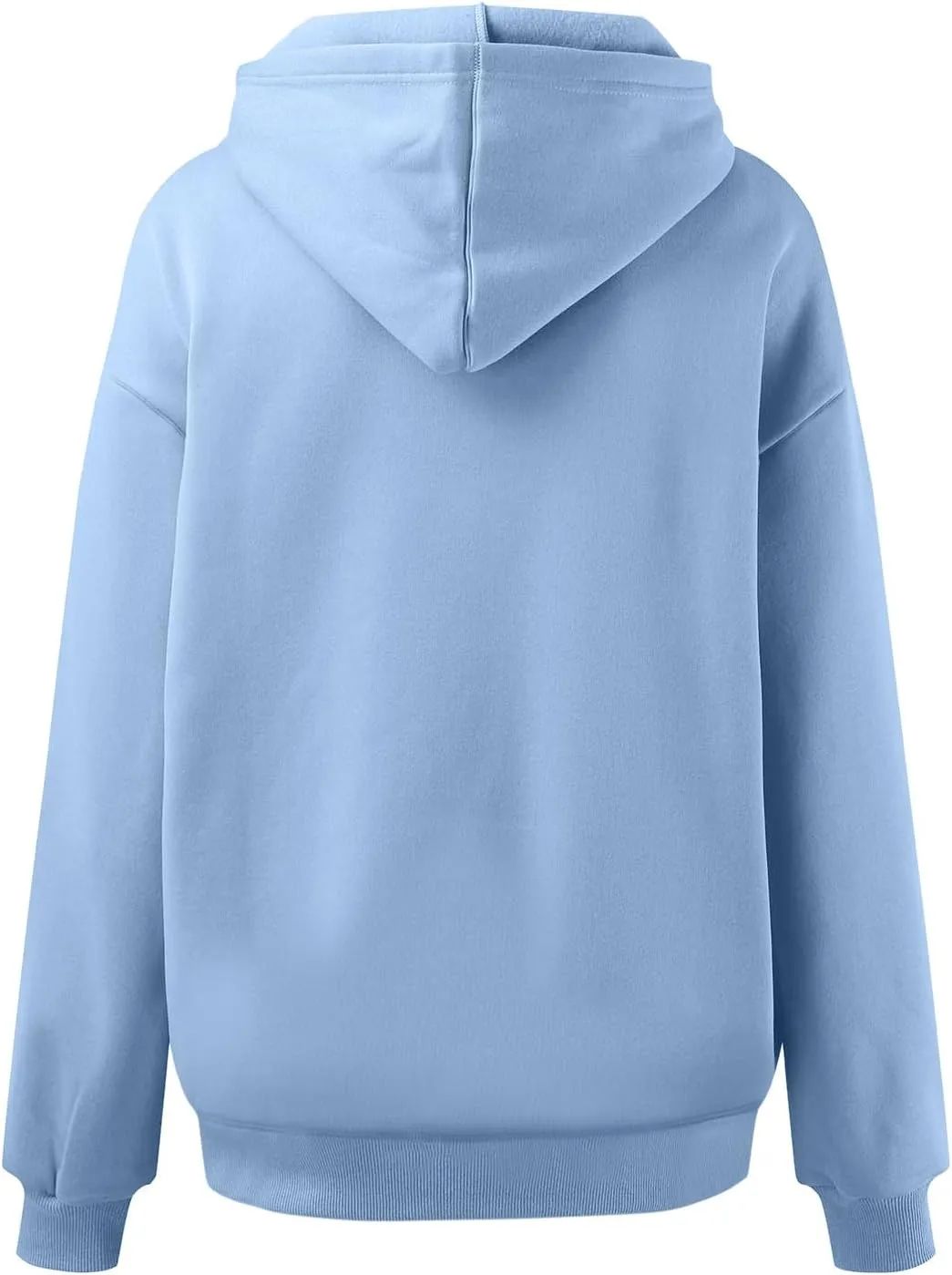 Oversized Hoodie for Women Casual Plain Hoodies Long Sleeve Sweatshirt with Hood Fleece Hoodie Pullover with Pocket