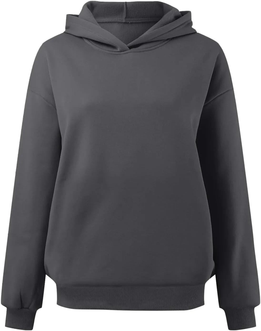 Oversized Hoodie for Women Casual Plain Hoodies Long Sleeve Sweatshirt with Hood Fleece Hoodie Pullover with Pocket